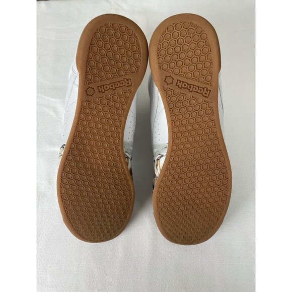 Reebok City Classics By Stash Womens US 6.5 White Leather Sneakers Gum Sole Arti - Picture 8 of 12